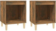 Shumee noční stolky 2 ks, kouřový dub 40 × 35 × 50 cm - Night Stand