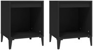 Shumee noční stolky 2 ks, černé 40 × 35 × 50 cm, 821877 - Night Stand
