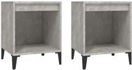 Shumee noční stolky 2 ks, betonově šedé 40 × 35 × 50 cm - Night Stand