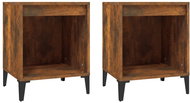 Shumee noční stolky 2 ks, kouřový dub 40 × 35 × 50 cm, 821885 - Night Stand