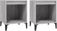 Shumee noční stolky 2 ks, šedá sonoma 40 × 35 × 50 cm, 821887 - Night Stand