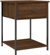 Shumee noční stolek hnědý dub 44 × 45 × 58 cm kompozitní dřevo - Night Stand