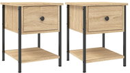 Shumee noční stolky 2 ks, dub sonoma 34 × 35,5 × 45 cm kompozitní dřevo - Night Stand