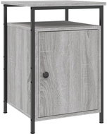 Shumee noční stolek šedý sonoma 40 × 42 × 60 cm kompozitní dřevo, 825869 - Night Stand