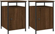Shumee noční stolky 2 ks, hnědý dub 40 × 42 × 60 cm kompozitní dřevo, 825872 - Night Stand