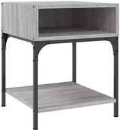 Shumee noční stolek šedý sonoma 40 × 41 × 50 cm kompozitní dřevo - Night Stand