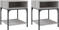 Shumee noční stolky 2 ks, šedé sonoma 40 × 41 × 50 cm kompozitní dřevo - Night Stand
