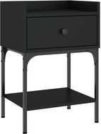 Shumee noční stolek černý 40,5 × 31 × 60 cm kompozitní dřevo - Night Stand