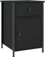 Shumee noční stolek černý 40 × 42 × 60 cm kompozitní dřevo - Night Stand