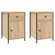 Shumee noční stolky 2 ks, dub sonoma 40 × 42 × 60 cm kompozitní dřevo, 825906 - Night Stand