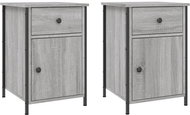 Shumee noční stolky 2 ks, šedé sonoma 40 × 42 × 60 cm kompozitní dřevo, 825910 - Night Stand