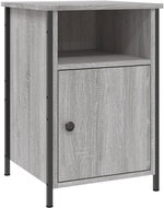 Shumee noční stolek šedý sonoma 40 × 42 × 60 cm kompozitní dřevo, 825919 - Night Stand