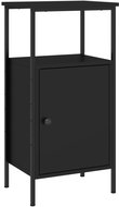 Shumee noční stolek černý 41 × 31 × 80 cm kompozitní dřevo - Night Stand