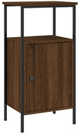 Shumee noční stolek hnědý dub 41 × 31 × 80 cm kompozitní dřevo - Night Stand