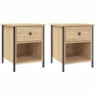 Shumee noční stolky 2 ks, dub sonoma 40 × 42 × 50 cm kompozitní dřevo - Night Stand