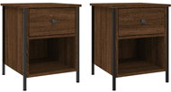 Shumee noční stolky 2 ks, hnědý dub 40 × 42 × 50 cm kompozitní dřevo, 825942 - Night Stand