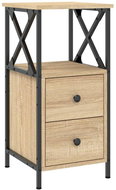 Shumee noční stolek dub sonoma 34 × 35,5 × 70 cm kompozitní dřevo - Night Stand