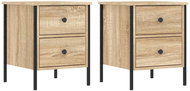 Shumee noční stolky 2 ks, dub sonoma 40 × 42 × 50 cm kompozitní dřevo, 825986 - Night Stand