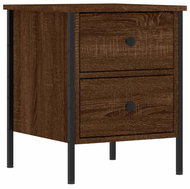 Shumee noční stolek hnědý dub 40 × 42 × 50 cm kompozitní dřevo, 825991 - Night Stand