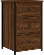 Shumee noční stolek hnědý dub 40 × 36 × 60 cm kompozitní dřevo - Night Stand