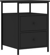 Shumee noční stolek černý 44 × 45 × 60 cm kompozitní dřevo - Night Stand