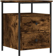 Shumee noční stolek kouřový dub 44 × 45 × 60 cm kompozitní dřevo - Night Stand