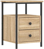 Shumee noční stolek dub sonoma 34 × 35,5 × 50 cm kompozitní dřevo - Night Stand