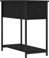 Shumee noční stolek černý 30 × 60 × 60 cm kompozitní dřevo - Night Stand