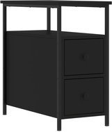 Shumee noční stolek černý 30 × 60 × 60 cm kompozitní dřevo, 826063 - Night Stand