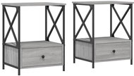 Shumee noční stolky 2 ks, šedé sonoma 50 × 41 × 65 cm kompozitní dřevo - Night Stand
