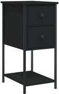 Shumee noční stolek černý 32 × 42 × 70 cm kompozitní dřevo - Night Stand