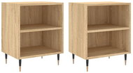 Shumee noční stolky 2 ks, dub sonoma 40 × 30 × 50 cm kompozitní dřevo, 826771 - Night Stand