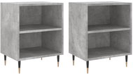 Shumee noční stolky 2 ks, betonově šedé 40 × 30 × 50 cm kompozitní dřevo, 826773 - Night Stand
