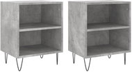 Shumee noční stolky 2 ks, betonově šedé 40 × 30 × 50 cm kompozitní dřevo, 826789 - Night Stand