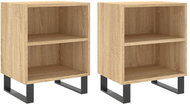 Shumee noční stolky 2 ks, dub sonoma 40 × 30 × 50 cm kompozitní dřevo, 826803 - Night Stand