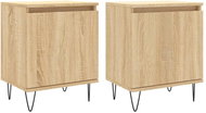Shumee noční stolky 2 ks, dub sonoma 40 × 30 × 50 cm kompozitní dřevo, 826835 - Night Stand