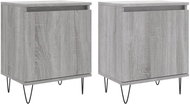 Shumee noční stolky 2 ks, šedé sonoma 40 × 30 × 50 cm kompozitní dřevo, 826841 - Night Stand