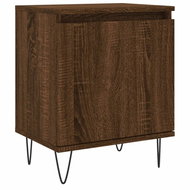 Shumee noční stolek hnědý dub 40 × 30 × 50 cm kompozitní dřevo, 826842 - Night Stand