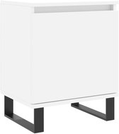 Shumee noční stolek bílý 40 × 30 × 50 cm kompozitní dřevo, 826844 - Night Stand