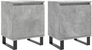 Shumee noční stolky 2 ks, betonově šedé 40 × 30 × 50 cm kompozitní dřevo - Night Stand