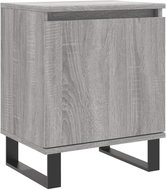 Shumee noční stolek šedý sonoma 40 × 30 × 50 cm kompozitní dřevo, 826856 - Night Stand