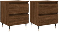 Shumee noční stolky 2 ks, hnědý dub 40 × 35 × 50 cm kompozitní dřevo, 826875 - Night Stand