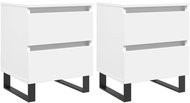 Shumee noční stolky 2 ks, bílé 40 × 35 × 50 cm kompozitní dřevo, 826893 - Night Stand