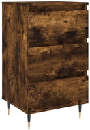 Shumee noční stolek kouřový dub 40 × 35 × 69 cm kompozitní dřevo - Night Stand
