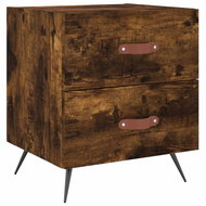 Shumee noční stolek kouřový dub 40 × 35 × 47,5 cm kompozitní dřevo, 827254 - Night Stand