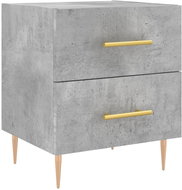Shumee noční stolek betonově šedý 40 × 35 × 47,5 cm kompozitní dřevo, 827284 - Night Stand