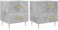 Shumee noční stolky 2 ks, betonově šedé 40 × 35 × 47,5 cm kompozitní dřevo, 827285 - Night Stand