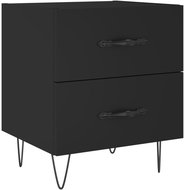 Shumee noční stolek černý 40 × 35 × 47,5 cm kompozitní dřevo, 827294 - Night Stand