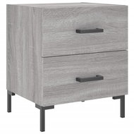 Shumee noční stolek šedý sonoma 40 × 35 × 47,5 cm kompozitní dřevo, 827320 - Night Stand