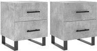 Shumee noční stolky 2 ks, betonově šedé 40 × 35 × 47,5 cm kompozitní dřevo, 827365 - Night Stand